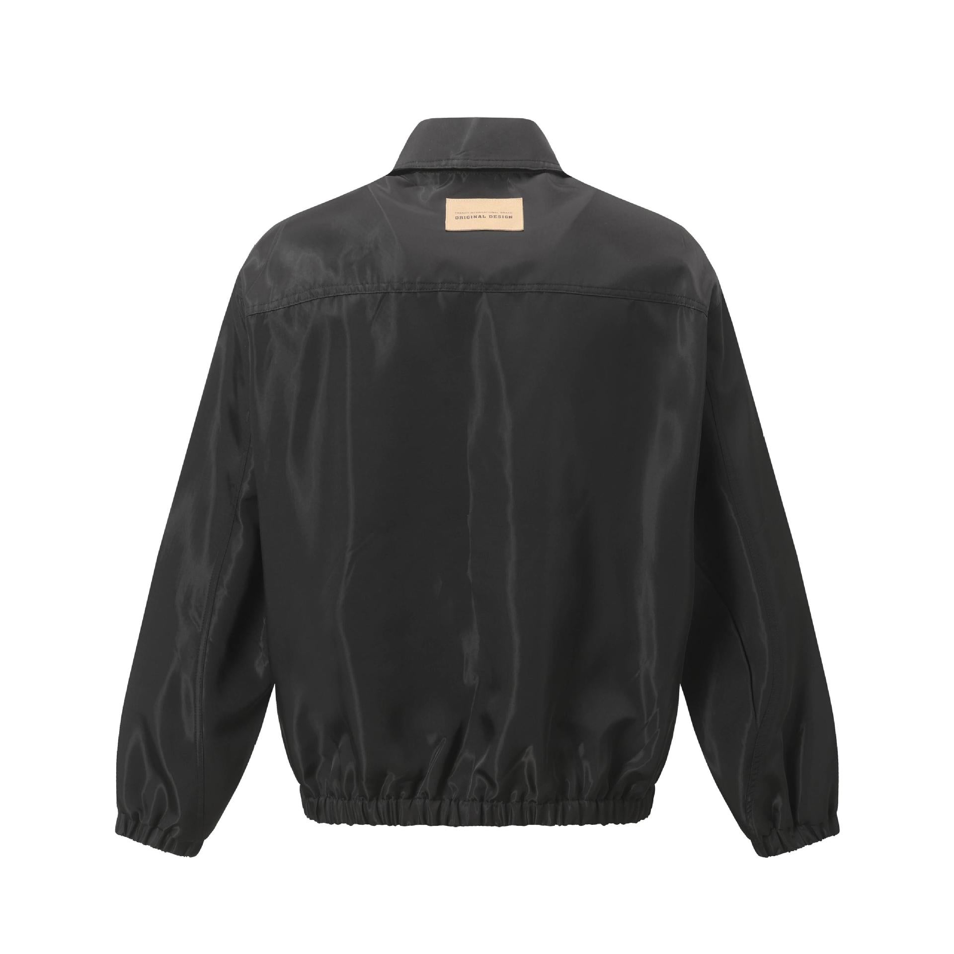 Letter yarn printed jacket for men and women