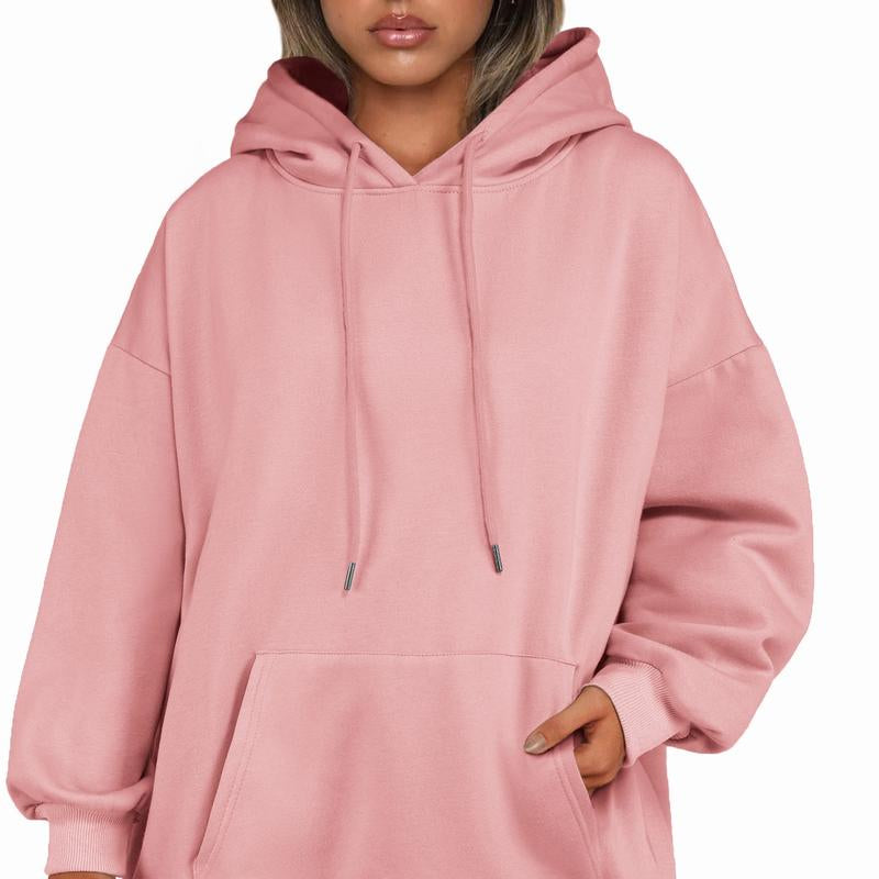 ZEAGOO Dealsforyoudays Women'S Oversize Hoodies Long Sleeve Fleece Tunic Sweatshirts Pullover Fall Winter Coat with Pockets Basic Casual