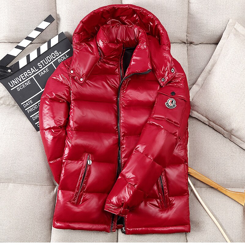 New Men's Hooded Casual Down Jacket Thick And Warm Autumn And Winter