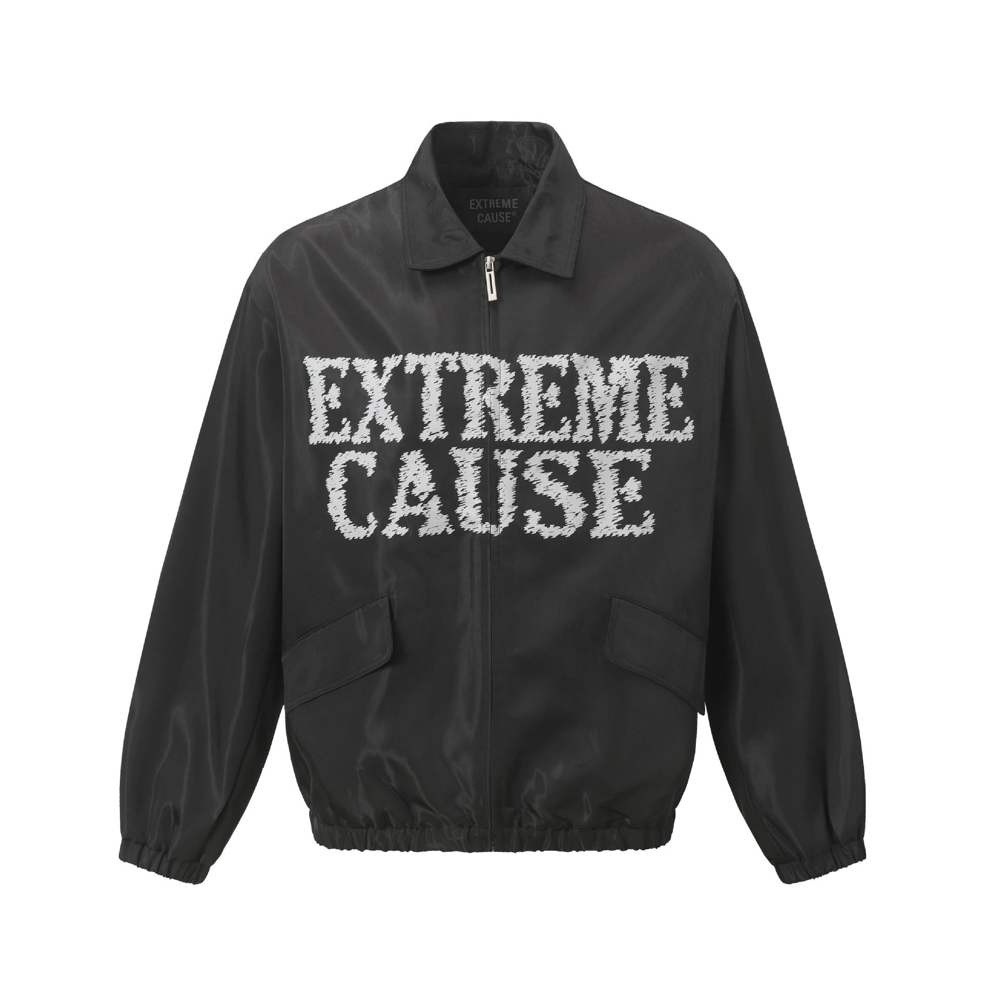 Letter yarn printed jacket for men and women