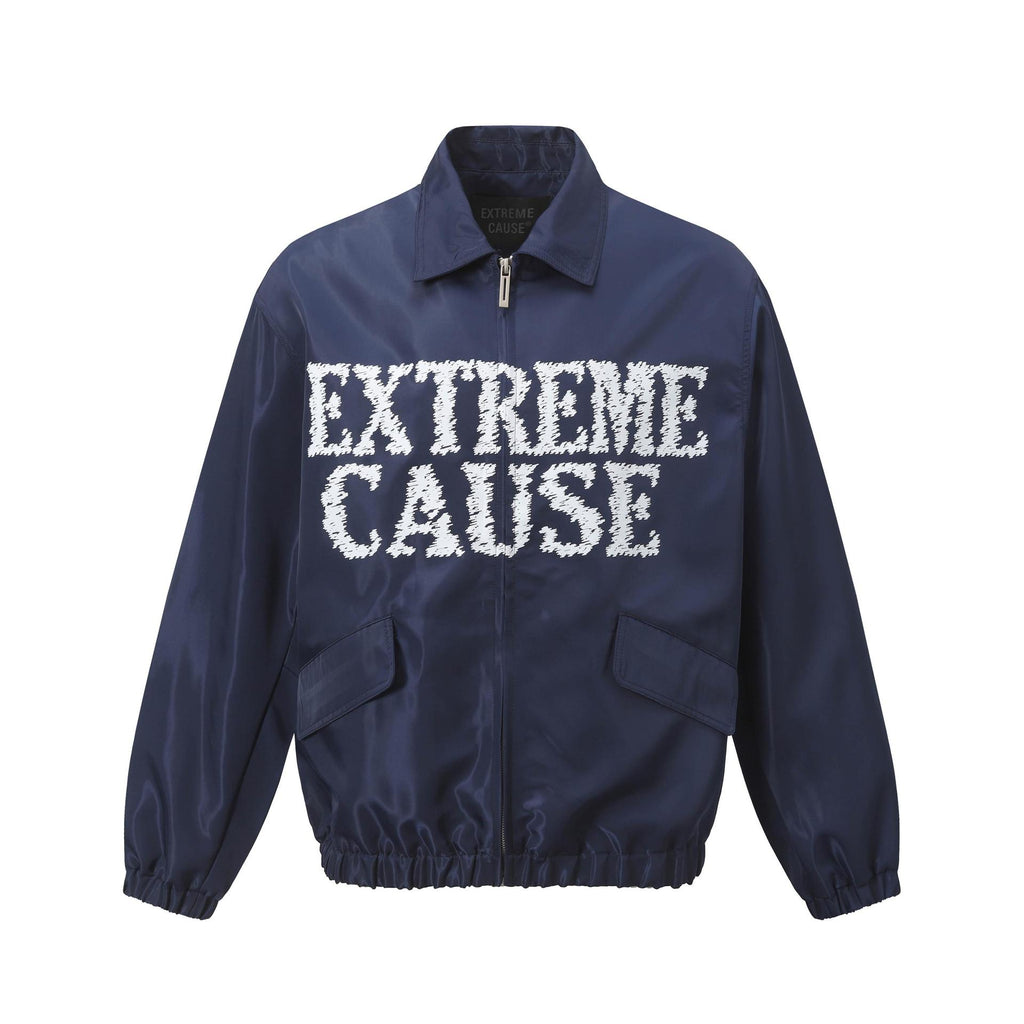 Letter yarn printed jacket for men and women