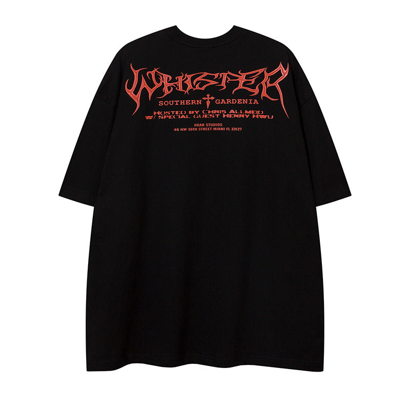 Lilian Crow Printed Short Sleeves for Men and Women