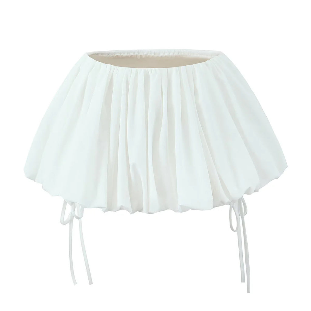 Lace fluffy skirt for women
